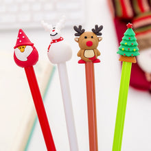 Load image into Gallery viewer, 1 PCS Cute Cartoon  Christmas Series Neutral Pen Creative Students Pen Black Pen for Christmas Gel Pen Cute Stationary Wholesale