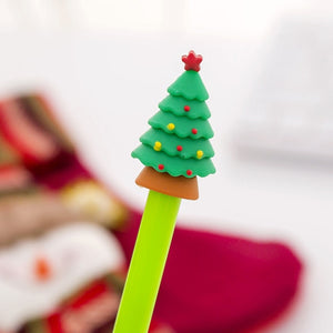 1 PCS Cute Cartoon  Christmas Series Neutral Pen Creative Students Pen Black Pen for Christmas Gel Pen Cute Stationary Wholesale