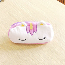 Load image into Gallery viewer, 50pcs/lot Kawaii Unicorn Stuffed Plush Pencil Case Keychain Pendant Purse Bag Wallet Animal Anime Gifts Toys for Kids 20CM