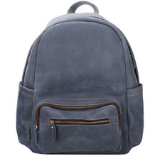 Load image into Gallery viewer, Horse leather men large backpack outdoor casual school bags high quality