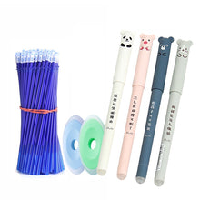 Load image into Gallery viewer, 26 pcs/set Animals Panda Erasable Gel Pen 0.5mm Erasable Pen Refills Rods Washable Handle School Office Supplies Stationery