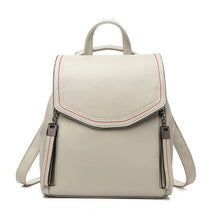 Load image into Gallery viewer, 2020 New design soft cow leather women casual backpack outdoor school bags