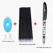 Load image into Gallery viewer, Erasable Pen Set 0.5mm Blue Black Color Ink Writing Gel Pens Washable handle for School Office Stationery Supplies