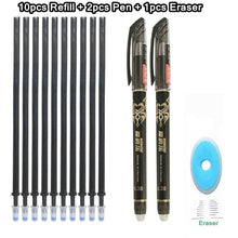 Load image into Gallery viewer, Erasable Pen Set 0.5mm Blue Black Color Ink Writing Gel Pens Washable handle for School Office Stationery Supplies