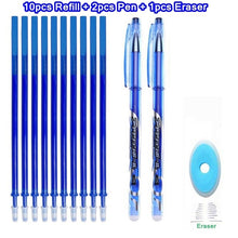 Load image into Gallery viewer, Erasable Pen Set 0.5mm Blue Black Color Ink Writing Gel Pens Washable handle for School Office Stationery Supplies