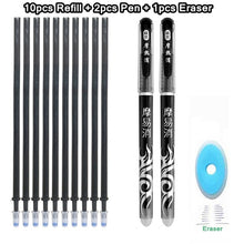 Load image into Gallery viewer, Erasable Pen Set 0.5mm Blue Black Color Ink Writing Gel Pens Washable handle for School Office Stationery Supplies