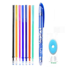 Load image into Gallery viewer, Erasable Pen Set Washable handle Blue Black Color Ink Writing Ballpoint Pens for School Office Stationery Supplies Exam Spare