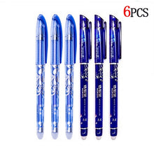 Load image into Gallery viewer, 50pcs/lot Erasable Gel Pen Refills 0.5mm Office School Erasable Pen Washable Handle Colored Erasable Ink Pens Writing Stationery