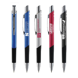 [Free logo]5000pcs/lot, Metal retractable aluminum with customized company brand logo gift giveaway ball pens wholesale