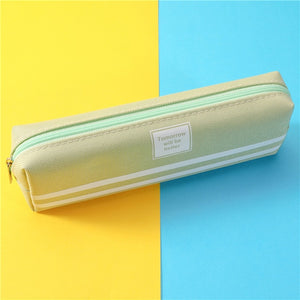 Colorful Large Capacity Pencil Cases Bags Creative Korea Fabric Pen Box Pouch Case School Office Stationary Supplies 05089