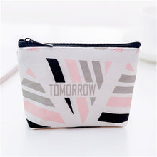 Load image into Gallery viewer, Women Canvas Purse Card  Key Mini Purse Pouch Girl Kids Children Cute Small Zipper Coin Purse Card Holder Wallet Bag Case Pouch
