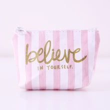 Load image into Gallery viewer, Women Canvas Purse Card  Key Mini Purse Pouch Girl Kids Children Cute Small Zipper Coin Purse Card Holder Wallet Bag Case Pouch