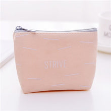 Load image into Gallery viewer, Women Canvas Purse Card  Key Mini Purse Pouch Girl Kids Children Cute Small Zipper Coin Purse Card Holder Wallet Bag Case Pouch