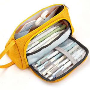 Large Capacity Pencil Case School Students Stationery Pen Storage Bag Supplies Pen Box Pencil Cases Office Stationary Supplies