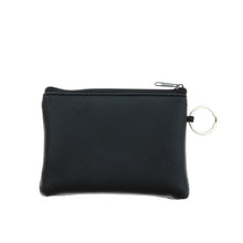 Load image into Gallery viewer, Women Men Mini Pouch Solid PU Leather Bag Small Zipper Coin Purse Card Holder Pocket Money Change Key Wallet with Ring Kids Gift