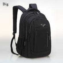 Load image into Gallery viewer, Big Capacity Men Backpack Laptop 15.6 Oxford Gray Solid High School Bags Teen College Student Back Pack Multifunctional Bagpack