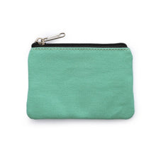 Load image into Gallery viewer, DIY Plain Canvas Cotton Bag Pure Zipper Coin Key Bag Money Pocket Women Men Hand-held Coin Purse Small Wallet Kid