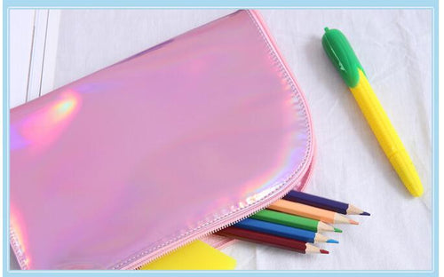 Fedex shipping 50 pieces Change Pouch Key Coin Card Holder Kids Casual Money Bag Reflector Laser Coin Purse Wallet make up Bag