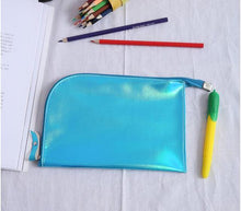 Load image into Gallery viewer, Fedex shipping 50 pieces Change Pouch Key Coin Card Holder Kids Casual Money Bag Reflector Laser Coin Purse Wallet make up Bag