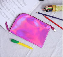 Load image into Gallery viewer, Fedex shipping 50 pieces Change Pouch Key Coin Card Holder Kids Casual Money Bag Reflector Laser Coin Purse Wallet make up Bag