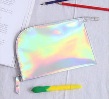 Load image into Gallery viewer, Fedex shipping 50 pieces Change Pouch Key Coin Card Holder Kids Casual Money Bag Reflector Laser Coin Purse Wallet make up Bag