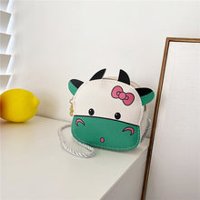 Load image into Gallery viewer, NEW Girls Purse Coin Purse Bag Cute Wallet Children&#39;s Cow Purse Cartoon Animal Messenger Bag Fashion Kids Mini Shoulder Bag