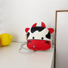 Load image into Gallery viewer, NEW Girls Purse Coin Purse Bag Cute Wallet Children&#39;s Cow Purse Cartoon Animal Messenger Bag Fashion Kids Mini Shoulder Bag