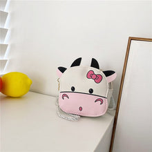 Load image into Gallery viewer, NEW Girls Purse Coin Purse Bag Cute Wallet Children&#39;s Cow Purse Cartoon Animal Messenger Bag Fashion Kids Mini Shoulder Bag