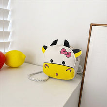 Load image into Gallery viewer, NEW Girls Purse Coin Purse Bag Cute Wallet Children&#39;s Cow Purse Cartoon Animal Messenger Bag Fashion Kids Mini Shoulder Bag