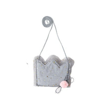Load image into Gallery viewer, Cute Baby Sequin Coin Purse Handbag Lace Crown Mini Zero Wallet Bag for Kids Girls Messenger Bag Toddler Purses Handbags 5pcs