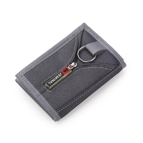 Nylon Wallet Trifold For Key Holder Purse Multifunction Kids Men Women Put Card Cash And Keychain Pocket Money Bag