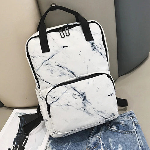 Men Women Backpack School Hologram Geometric Fold Student School Bags Teenage Girls Holographic Sac A Dos