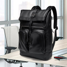 Load image into Gallery viewer, Men's Large Leather Antitheft Travel Backpack Laptop Bags Men Black Bagpack Boy Big Capacity School Male Business Shoulder Bag