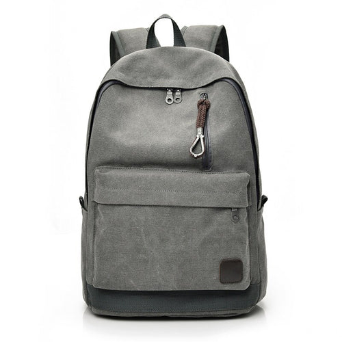 2021 Women Men Canvas Backpacks Large School Bags For Teenager Boys Girls Travel Laptop Backbag Mochila Rucksack Grey