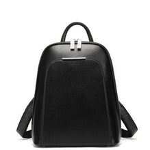 Load image into Gallery viewer, 2021 Casual genuine leather women large capacity backpack school leisure bag