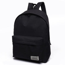 Load image into Gallery viewer, canvas backpack schoolbag for female middle school students Korean Chao Xiao Qing college wind backpack men&#39;s fashion travel bag