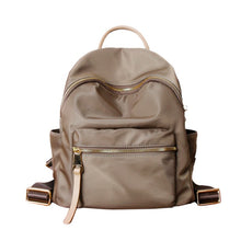 Load image into Gallery viewer, 2020 new in nylon leather small zipper backpack waterproof solid casual school bags high quality