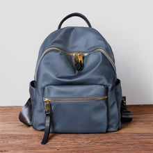 Load image into Gallery viewer, 2020 new in nylon leather small zipper backpack waterproof solid casual school bags high quality