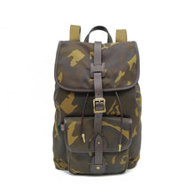 Load image into Gallery viewer, Casual Backpack New Retro Double Shoulder Student School Bag Camouflage Oil Wax Waterproof Canvas