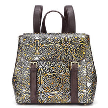 Load image into Gallery viewer, Fashion new style genuine leather geometric teenager school bag