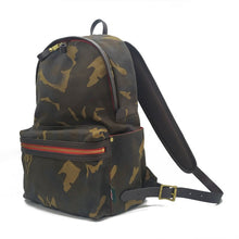 Load image into Gallery viewer, American Retro Camouflage Backpack Oil Wax Water Repellent Canvas Laptop Bag Casual College Student School Bag