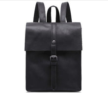 Load image into Gallery viewer, Genuine leather calf skin unisex backpack vintage soft school bag high quality